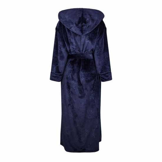 Biba Cosy Maxi Robe Тъмносин ембосиран Дамски пижами