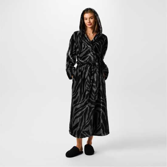 Biba Cosy Maxi Robe Зебра Печат Дамски пижами