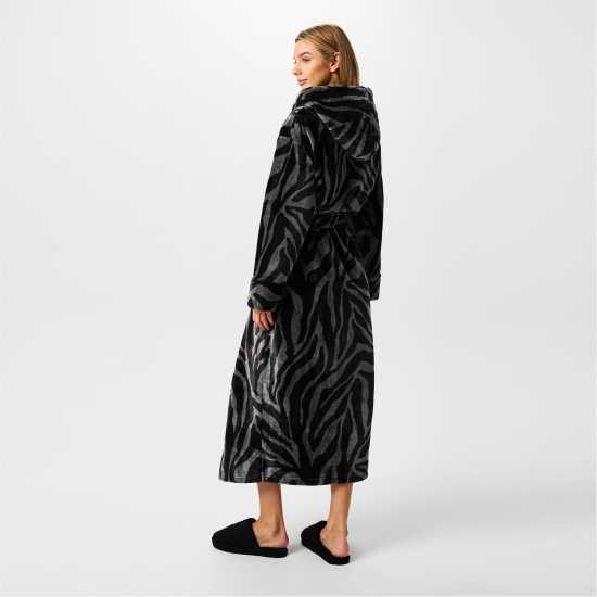 Biba Cosy Maxi Robe Зебра Печат Дамски пижами