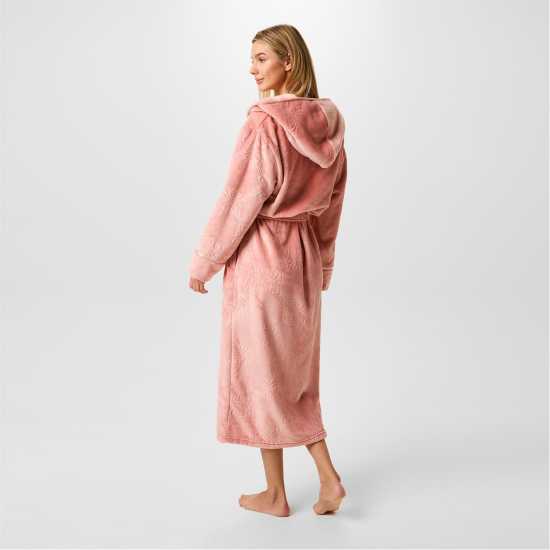 Biba Cosy Maxi Robe Ружово Ембосиране Дамски пижами