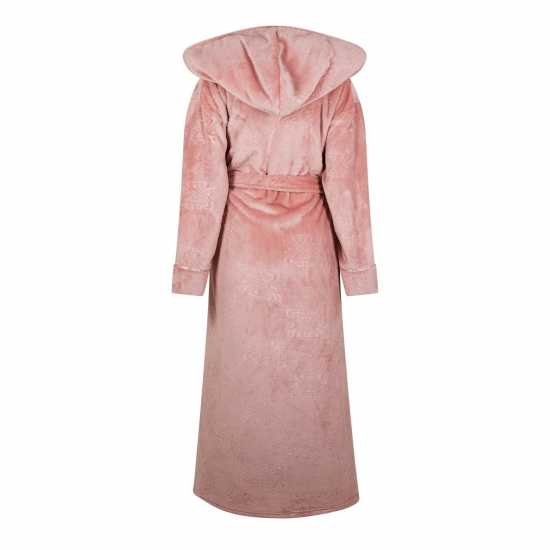 Biba Cosy Maxi Robe Ружово Ембосиране Дамски пижами