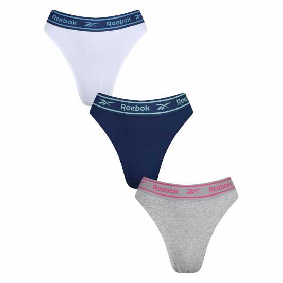 Reebok 3 Pack Pansy Thongs Womens  Дамско бельо