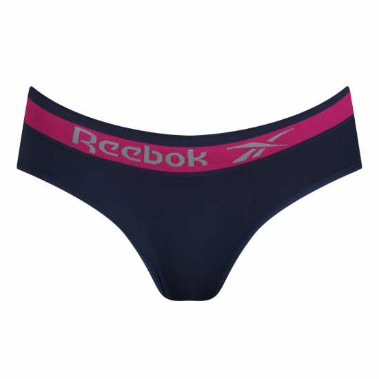 Reebok 3 Pack Bona Briefs Womens Розово Дамско бельо