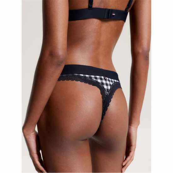 Tommy Hilfiger Thong Print Гингъм 