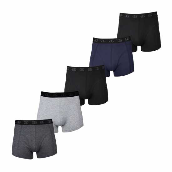 Giorgio Спортни Гащета 5 Pack Trunks Mens Core Мъжко бельо