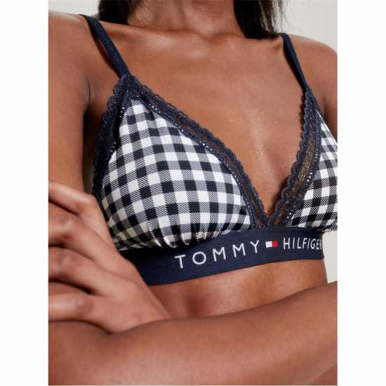 Tommy Hilfiger Triangle Bra Print Гингъм 