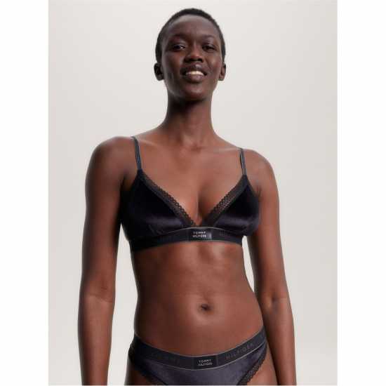 Tommy Hilfiger Triangle Bra Velour  