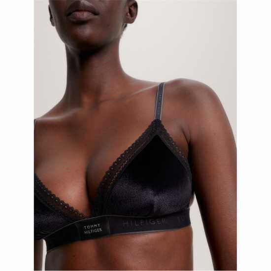 Tommy Hilfiger Triangle Bra Velour  