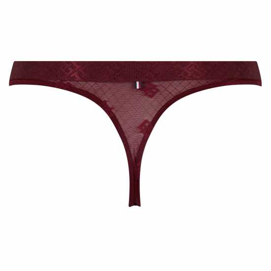 Tommy Hilfiger Lace Monogram Thong  