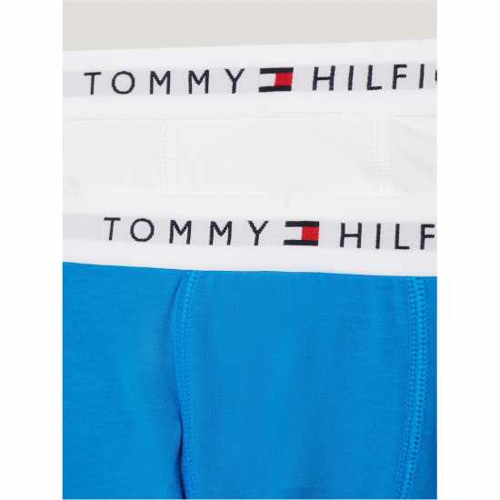 Tommy Hilfiger 2P Trunk Аква / Бял 0T8 