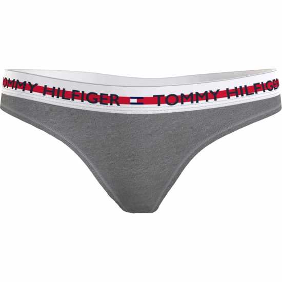 Tommy Hilfiger Thong Средно сиво ХийтПД5 