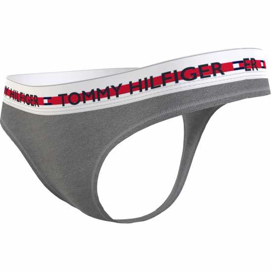 Tommy Hilfiger Thong Средно сиво ХийтПД5 