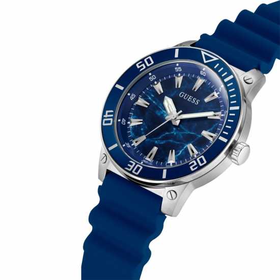 Guess Gents  Quartz Blue Active Life Watch Gw0420G1  