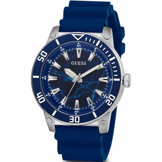 Guess Gents  Quartz Blue Active Life Watch Gw0420G1  