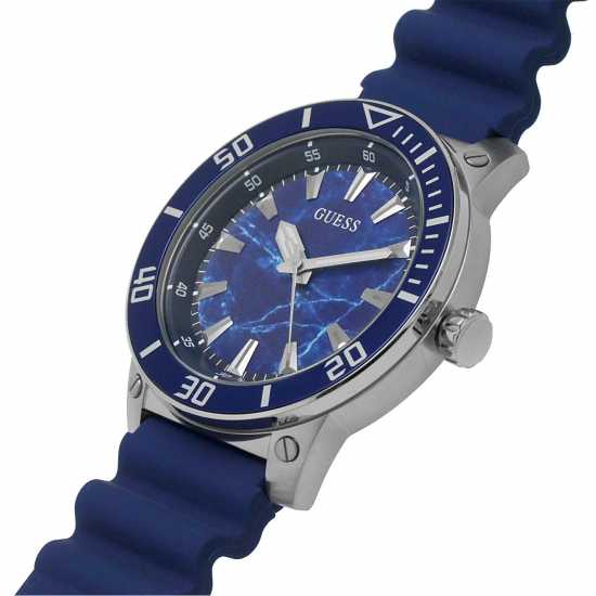 Guess Gents  Quartz Blue Active Life Watch Gw0420G1  