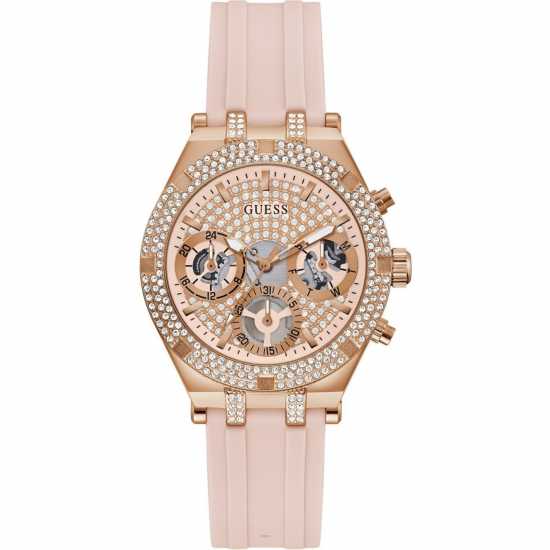 Guess Ladies  Heiress Pink Rose Gold Watch Gw0407L3  