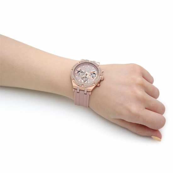 Guess Ladies  Heiress Pink Rose Gold Watch Gw0407L3  