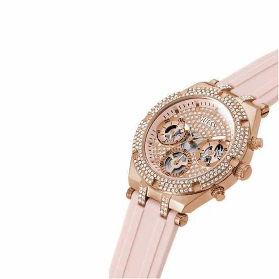 Guess Ladies  Heiress Pink Rose Gold Watch Gw0407L3  