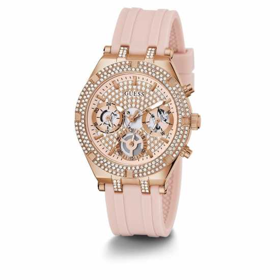 Guess Ladies  Heiress Pink Rose Gold Watch Gw0407L3  