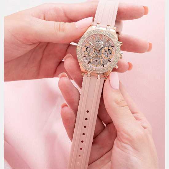 Guess Ladies  Heiress Pink Rose Gold Watch Gw0407L3  