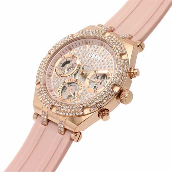 Guess Ladies  Heiress Pink Rose Gold Watch Gw0407L3  