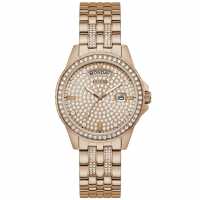 Guess Lady Comet Rose Gold Crystal Watch Gw0254L3  Часовници