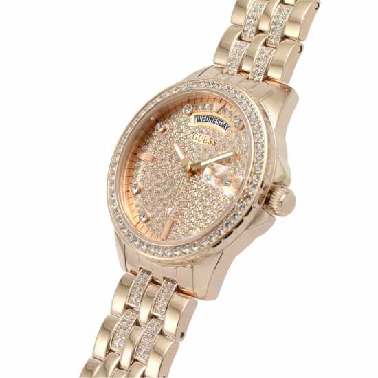 Guess Lady Comet Rose Gold Crystal Watch Gw0254L3  Часовници