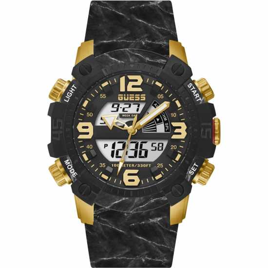 Guess Gents  Slate Active Life Watch Gw0421G2  