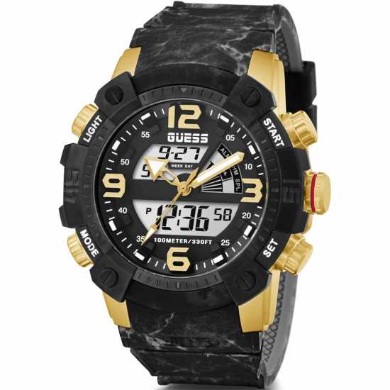 Guess Gents  Slate Active Life Watch Gw0421G2  