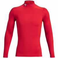 Under Armour Мъжка Спортна Тениска Coldgear® Armour Compression Training Top Mens Червено Мъжки долни дрехи