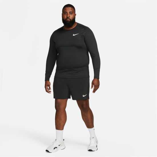 Nike Pro Men's Long-Sleeve Crew  Мъжки долни дрехи