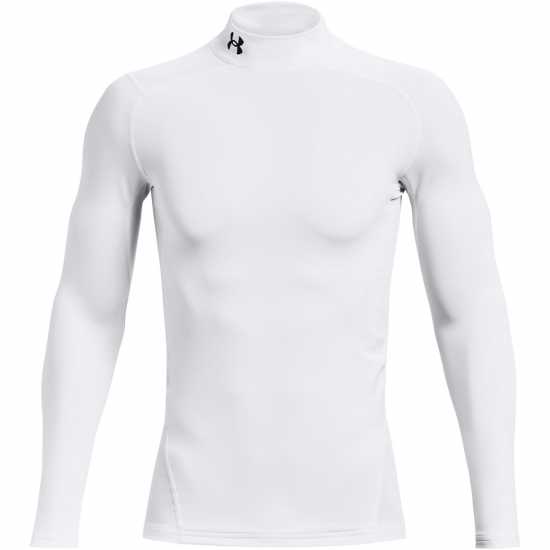 Under Armour Gear Armour Compression Mock Top Бяло Мъжки долни дрехи