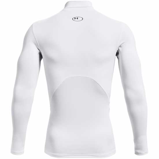 Under Armour Gear Armour Compression Mock Top Бяло Мъжки долни дрехи