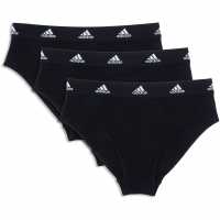 Adidas Sport Active Comfort Cotton 3-Pack Micro Pant Черно Дамско бельо