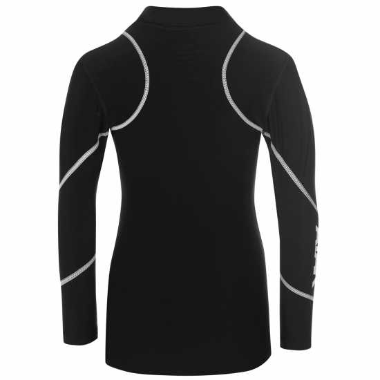 Детско Горнище Дълъг Ръкав Atak Sports Compression Long Sleeve Top Junior Черно Детски основен слой дрехи