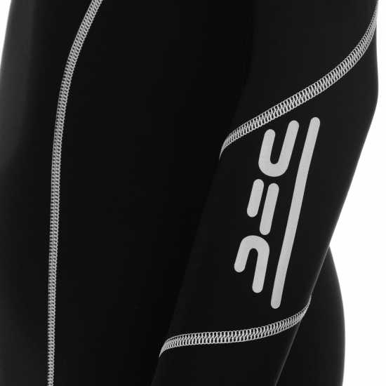 Детско Горнище Дълъг Ръкав Atak Sports Compression Long Sleeve Top Junior Черно Детски основен слой дрехи