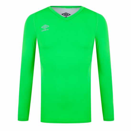 Umbro Външен Слой Мъже Neck Long Sleeve Baselayer Top Mens Andean Toucan Мъжки долни дрехи