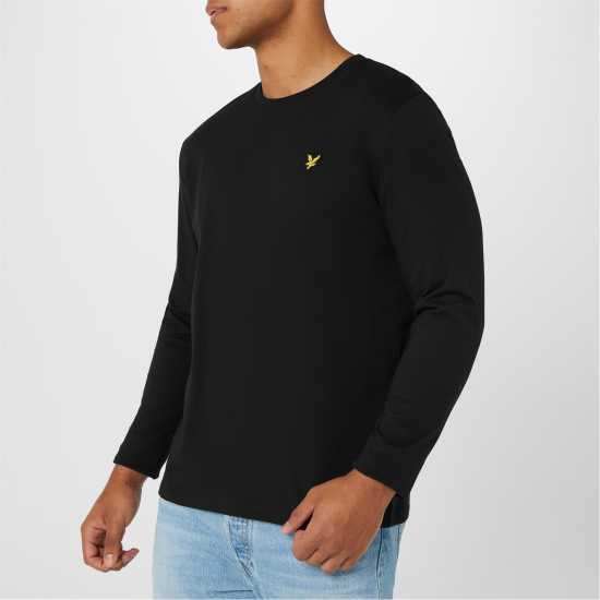 Lyle And Scott Sleeve Tee Черно небесно Z865 Tshirts under 20