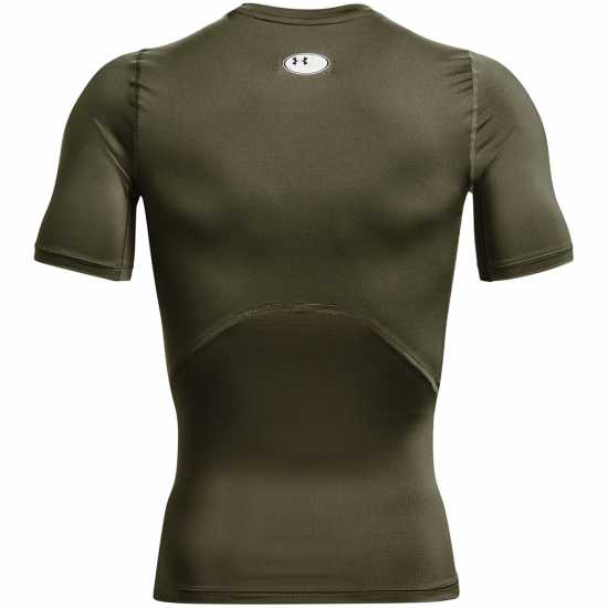 Under Armour Heatgear® Short Sleeve Mens Морско ОД Зелено Мъжко облекло за едри хора