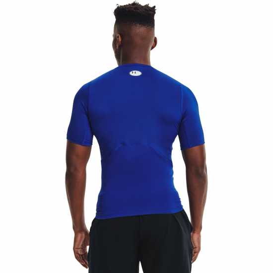 Тениска Under Armour Armour High Gear Armour T Shirt Royal /White Мъжко облекло за едри хора