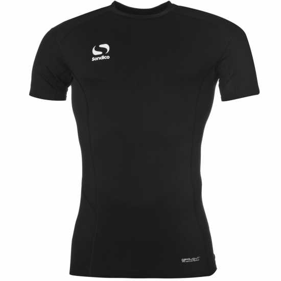 Sondico Core Base Short Sleeves Mens Черно Мъжки долни дрехи