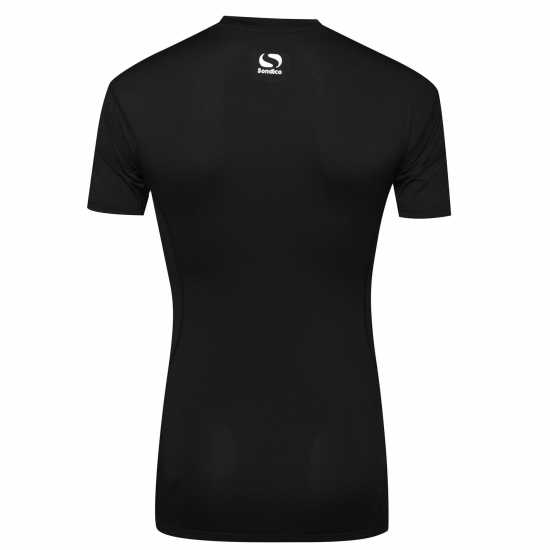 Sondico Core Base Short Sleeves Mens Черно Мъжки долни дрехи