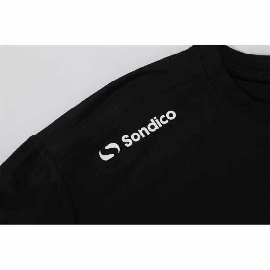 Sondico Core Base Short Sleeves Mens Черно Мъжки долни дрехи