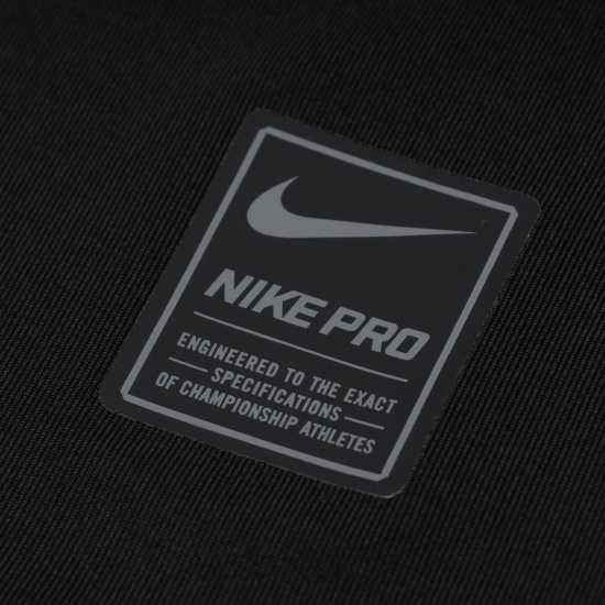 Nike Мъжка Блуза Pro Core Long Sleeve T Shirt Mens Черно Мъжки долни дрехи