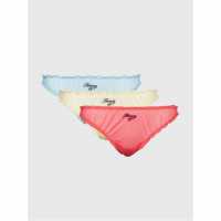 Tommy Hilfiger 3 Pack Bikini Ruffle Briefs  