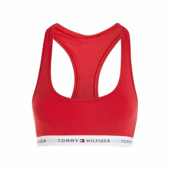 Tommy Hilfiger Bralette Print Основен червен 