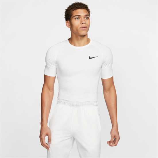 Nike Pro Men's Tight Fit Short-Sleeve Top  Мъжки долни дрехи