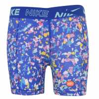 Nike Къси Панталони Момичета Aop Boy Shorts Junior Girls  Детски основен слой дрехи