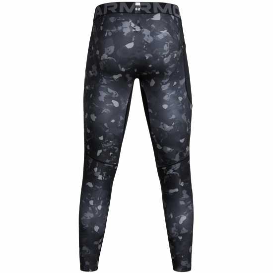 Under Armour Armour Ua Hg Prtd Lgs Baselayer Legging Mens Черно/Бяло Боксово тренировъчно облекло