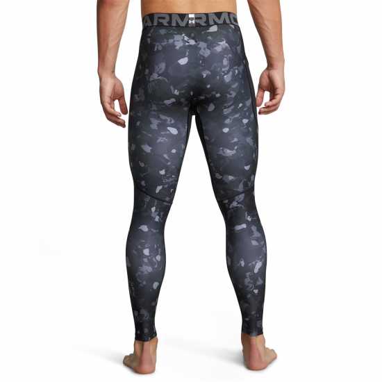 Under Armour Armour Ua Hg Prtd Lgs Baselayer Legging Mens Черно/Бяло Боксово тренировъчно облекло